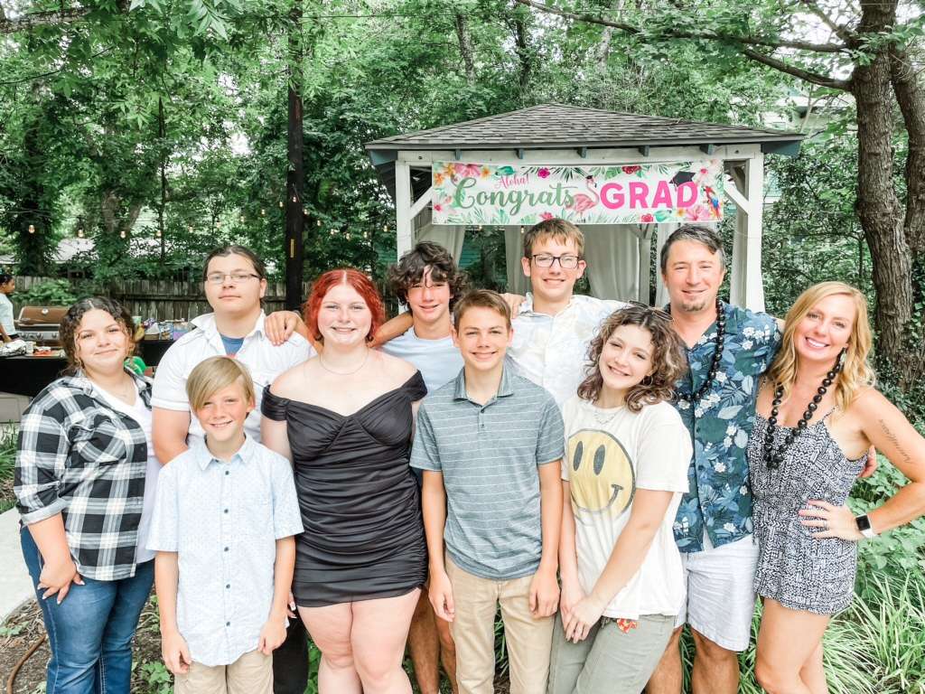 Lena Stone Rusch Family Photo - lots of happy family